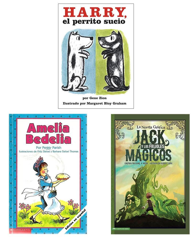 Achieve It! Favorite Storybook Characters Spanish Set: Variety Pack, Grades 1 to 2, Item Number 2105575